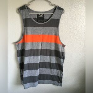 Vans Gray and Dark Gray Tank Top